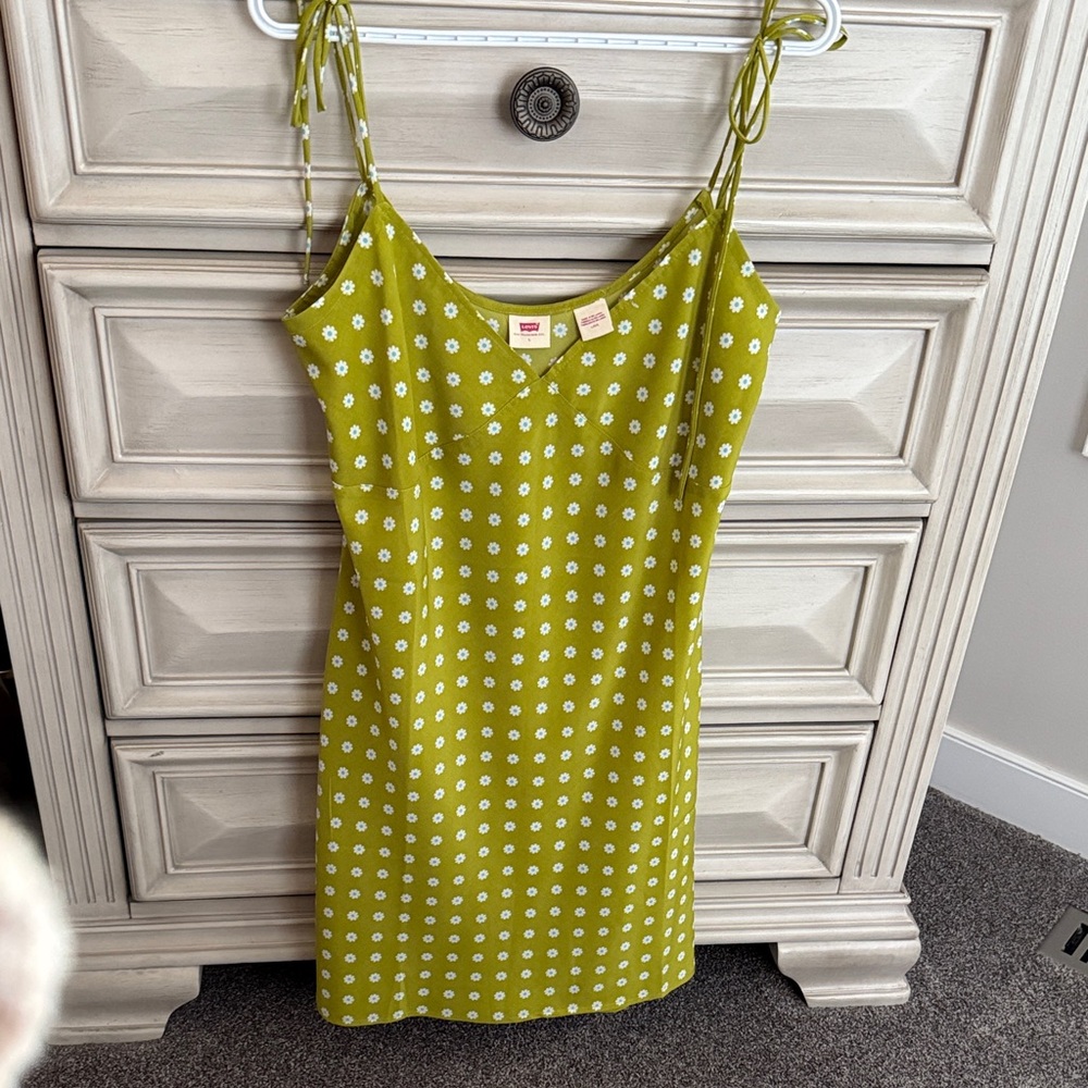 Levi's Olive Green Floral Top